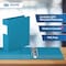 Davis Group Premium Economy, Angle D Ring, Binder, (Turquoise Blue, 2"), PK6 2304-52-06 - alternate 6