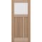 Doornmore CRF-P3G1, 37.75" x 82" ( 36" Door) Right Hand, Mahogany Top View Exterior Door CRF-P3G1-SW-3680_1_RI - alternate 1