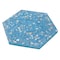 Apollo Tile Amalfi 9x8 in. Yosemite Blue with Copper flecks Glossy Shell, Terrazzo Hexagon Tile, 5PK APLAQT8802HXBLU - alternate 7
