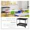 Hirsh Utility Cart, Steel, 2 Shelves, 24 in W, 32 in H 22641 - alternate 9
