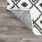 Jonathan Y Caimari Moroccan Diamond Shag White/Gray 2 ft. x 8 ft. Runner Rug MOH412A-28 - alternate 7