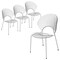 Leisuremod Opulent Modern Plastic Dining Side Chair with Chrome Metal Legs in Clear, 4PK OC20CL4 - alternate 1