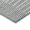 Homeroots 9' X 12' Gray And Ivory Geometric Washable Indoor Outdoor Area Rug 596936 - alternate 9