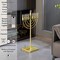 Vintiquewise Gold Finish Modern Contemporary Hanukkah Menorah with Remote Control for Home, Office, or QI004694.GD - alternate 8