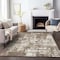 Homeroots 3' X 5' Brown And Beige Abstract Washable Indoor Outdoor Area Rug 597938 - alternate 7