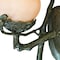 Homeroots Vintage Black and Gold Bird Detail Lantern Wall Light 399206 - alternate 6