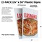 Signmission Lasagna, Plastic Signs Only 24 Inch x 36 Inch, Corrugated Plastic, 2PK CSB-2436-2PACK-Lasagna - alternate 2