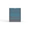 Strong Hold 9 drawer cabinet - (7x 2ft, 1x 3ft, 1x 4ft) - Blue accents - Keyed Different S3036-PPDAS-0902FS - alternate 1