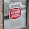Signmission 24 Hour Surveillance Shield Sign Attenti, 4 inch X 4 inch, Vinyl Decal, 2PK SHI-D-2PACK-4-353 - alternate 6