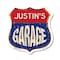 Signmission Justin's Garage, 12 Inch X 12 Inch, Aluminum Metal Sign SHI-A-12-383-JUSTIN - alternate 1