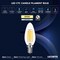 Luxrite 8W LED Candelabra Bulb, 75W Equivalent, E12 Base, 1000 Lumens, 3000K Soft White, Dimmable, 12PK LR21711 - alternate 6