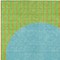 Homeroots 3' X 5' Lime Green And Blue Striped Washable Indoor Outdoor Area Rug 597175 - alternate 8