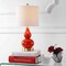 Jonathan Y Anya 20.5" Mini Glass LED Table Lamp, Sunset Orange JYL1028G - alternate 9