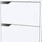 Homeroots 20" White And Natural Wood Two Drawer Nightstand 534908 - alternate 14