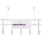 Simple Spaces Door Garment Hook, Each Hook: 4.8 lb, 5-Hook, Steel, Chrome, Hanging Mounting HK07-CH - alternate 3