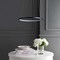 Jonathan Y Brice 15.75" Modern Contemporary Metal Round Dimmable Integrated LED Pendant, Navy JYL7202F - alternate 11