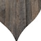 Homeroots 12" Weathered Gray Reclaimed Wood Heart Wall Decor 384900 - alternate 4