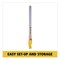 Rubbermaid Commercial Multilingual Pop-Up Wet Floor Safety Cone, 21 x 21 x 30, Yellow FG9S0100YEL - alternate 11