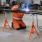 Vevor VEVOR Pipe Stand 2500LBS Pipe Stands 27.2"-52" Height for 1/2" to 12" Pipes 1108A - alternate 7