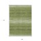 Homeroots 9' X 12' Green And Ivory Abstract Washable Indoor Outdoor Area Rug 599956 - alternate 8