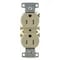 Hubbell Wiring Device-Kellems Straight Blade Receptacle, 5-15R, 15 A, 125V AC, 2 Pole, 3 Wire, Surface Mount, Grounded DR15STITR - alternate 6