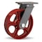 Hamilton Extended Service Swivel Caster, 10" x 2-1/2" Metal Wheel, 1" Straight Roller Bearing S-ES-10MH - alternate 1