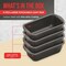 Bakken- Swiss Gray Marble Nonstick Loaf Pans Set of 4, 11in Carbon Steel, Oven Safe to 450 DegF, Dishwasher Safe BKLOAFGRY4X - alternate 6