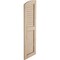 Ekena Millwork Timberthane Hand Hewn 2 Equal Louver w/Elliptical Top Faux Wood Shutters, 18W x 76H, 70 Low Side, PR SHULVL18X76HHPR - alternate 8
