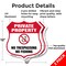 Signmission Private Property Shield Sign No Trespass, 12 inch X 12 inch, Aluminum Metal Sign, 2PK SHI-A-2PACK-12-447 - alternate 6