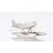 Homeroots 7" Nickel Metal Hand Painted Model Airplane Tabletop Sculpture 364200 - alternate 6