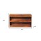 Homeroots 35in Brown and Solid Wood Storage Bench With Shoe Storage 718250 - alternate 7