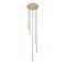 Z-Lite Forest 5 Light Chandelier, Modern Gold, 12 In W x 12 In H 919MP12-5R-MGLD-LED - alternate 1