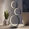 Jonathan Y Juno 17.25" 3-Light Modern Contemporary Iron Dimmable Integrated LED Table Lamp w/Touch Sensor, Black JYL7102A - alternate 8