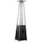 Hiland Glass Tube Patio Heater in Black HLDS01-GTPC - alternate 1