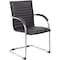 Boss B9536 Side Chair, Black Back, 23 in W 24-1/2" L 37-1/2" H, Fixed, Vinyl Seat B9536-BK-2 - alternate 1