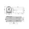 Gibraltar Mailboxes Mailbox Gibraltar es Elite Classic Galvanized Steel Post Mount Venetian Bronze Powder Coated E1100BZAM - alternate 10