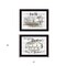 Homeroots Set Of Two Stays at Grandmas Black Framed Print Wall Art, 2PK 407072 - alternate 4
