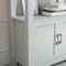 Martha Stewart Hutton Four Tier Shaker Style Bookcase with Storage Cabinet in Gray with Brushed Nickel Hardware ZG-053-GY-MS - alternate 8