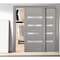 Sartodoors Sliding Closet Bypass Doors 84x84 inches Solid Core Modern Interior QUADRO4113DBD-SS-8484 - alternate 5