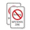 Signmission No Bullying Safe School Zone, 18'' X 24'' 2 Signs, Heavy Gauge Aluminum, 2PK A-1824-2PACK-25106 - alternate 1