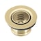 Kingston Brass Stainless Steel Bar Sink Basket Strainer, Polished Brass K451BPB - alternate 1
