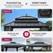 Sunjoy Kingston 12x10 Gazebo, Steel Hardtop Gazebo with Curtain and Netting - Gray Aluminum Posts A10204360100 - alternate 8