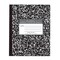 Roaring Spring Case of Black Marble Composition Notebooks, Wide Ruled, 36 sht, 8.5"x7", Flexible Covers, PK144 77332CS - alternate 5