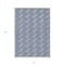 Homeroots 5' X 8' Navy Blue And Ivory Geometric Washable Indoor Outdoor Area Rug 595020 - alternate 9