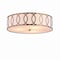 Jonathan Y Aria 3-Light 15.5" Metal LED Flush Mount, Brass JYL3503A - alternate 1
