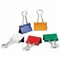 Universal Binder Clips in Dispenser Tub, Medium, Assorted Colors, 24PK UNV31029 - alternate 1
