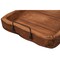 Homeroots 20in Brown Solid Wood Handmade Scalloped Serving Tray With Handles 724225 - alternate 5