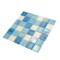 Apollo Tile Mingles 12 in. x 12 in. Glossy Blue and White Glass Mosaic Wall and Floor Tile 20 sqft/case, 20PK MIX4888BL593A - alternate 9