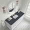 James Martin Vanities Breckenridge 60 in. Single Vanity, Bright White, w/ 3 CM Charcoal Soapstone Quartz Top 330-V60S-BW-3CSP - alternate 6