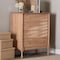 Baxton Studio Laurent Chest, 4-Drawer Bedroom Organizer 266-14565-ZORO - alternate 8